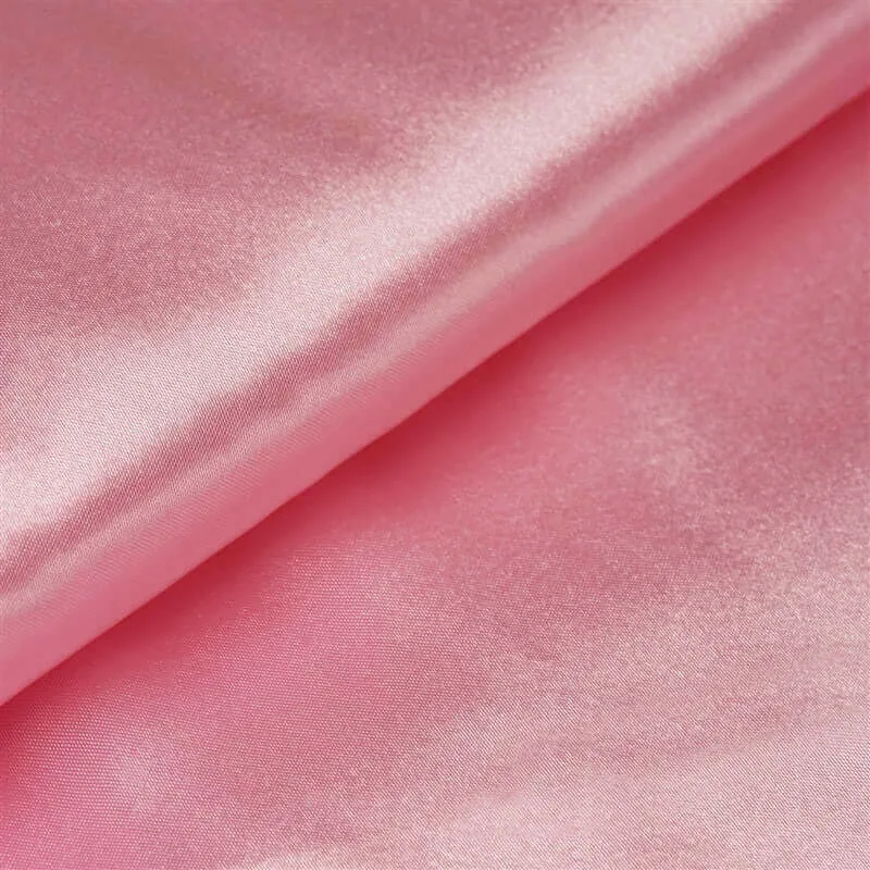 10 Yards 54" Pink Satin Fabric Bolt