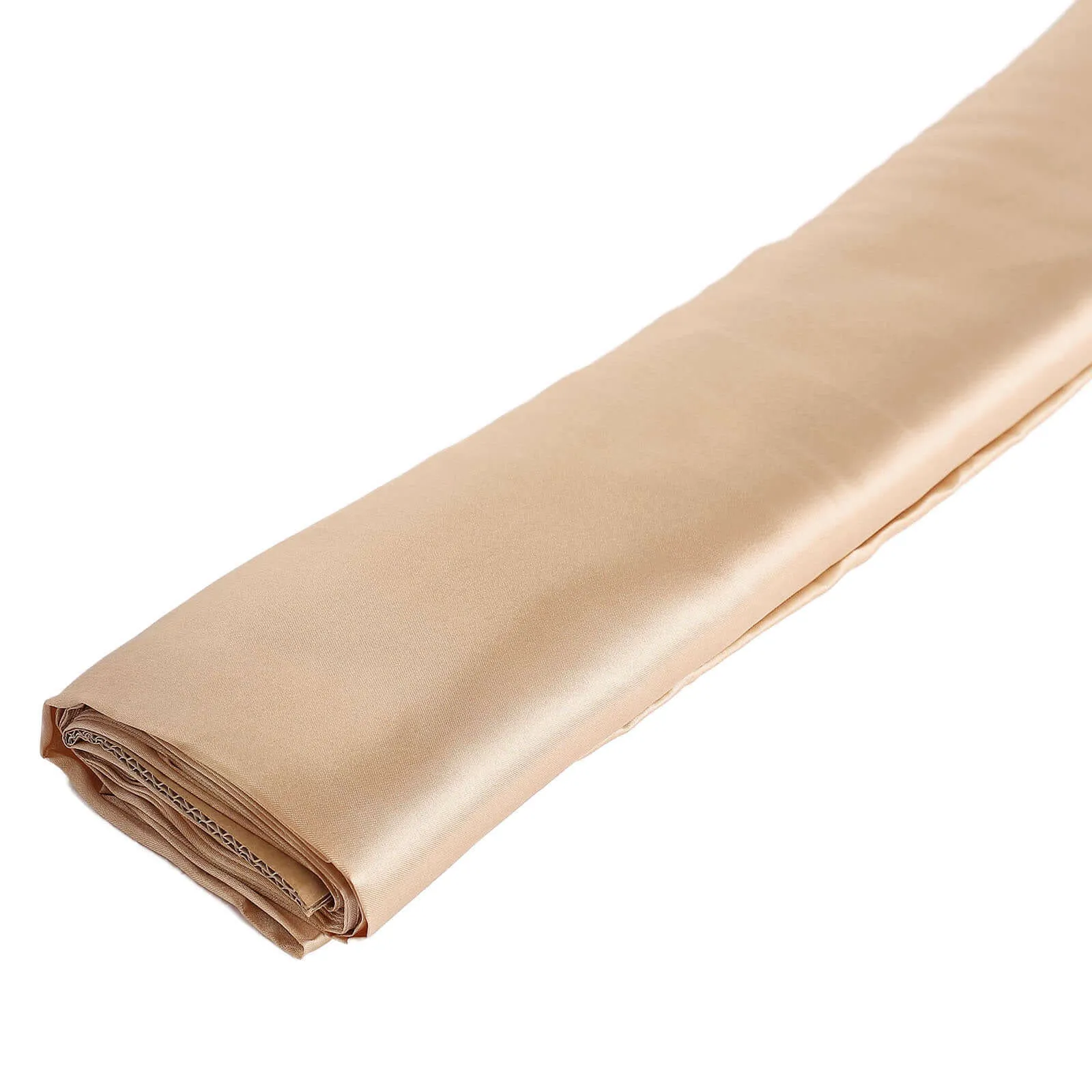 10 Yards x 54" Nude Satin Fabric Bolt