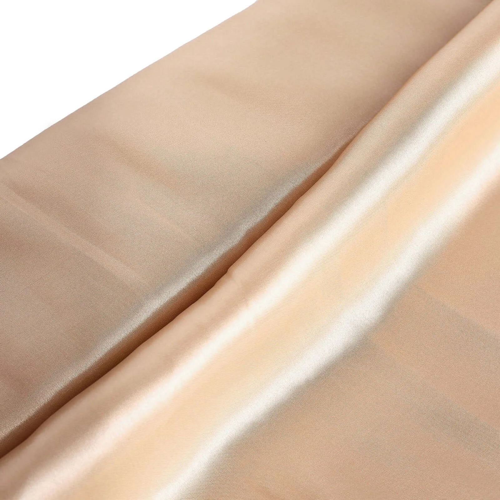 10 Yards x 54" Nude Satin Fabric Bolt