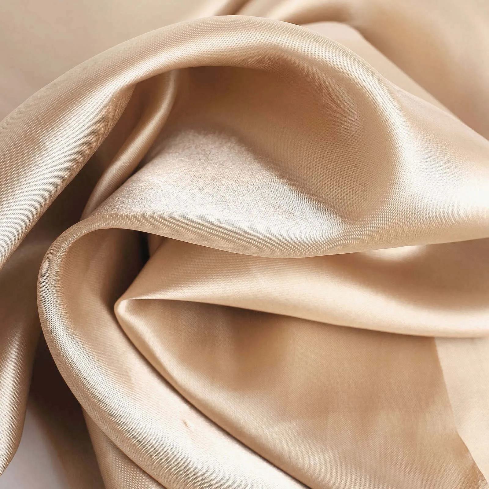 10 Yards x 54" Nude Satin Fabric Bolt