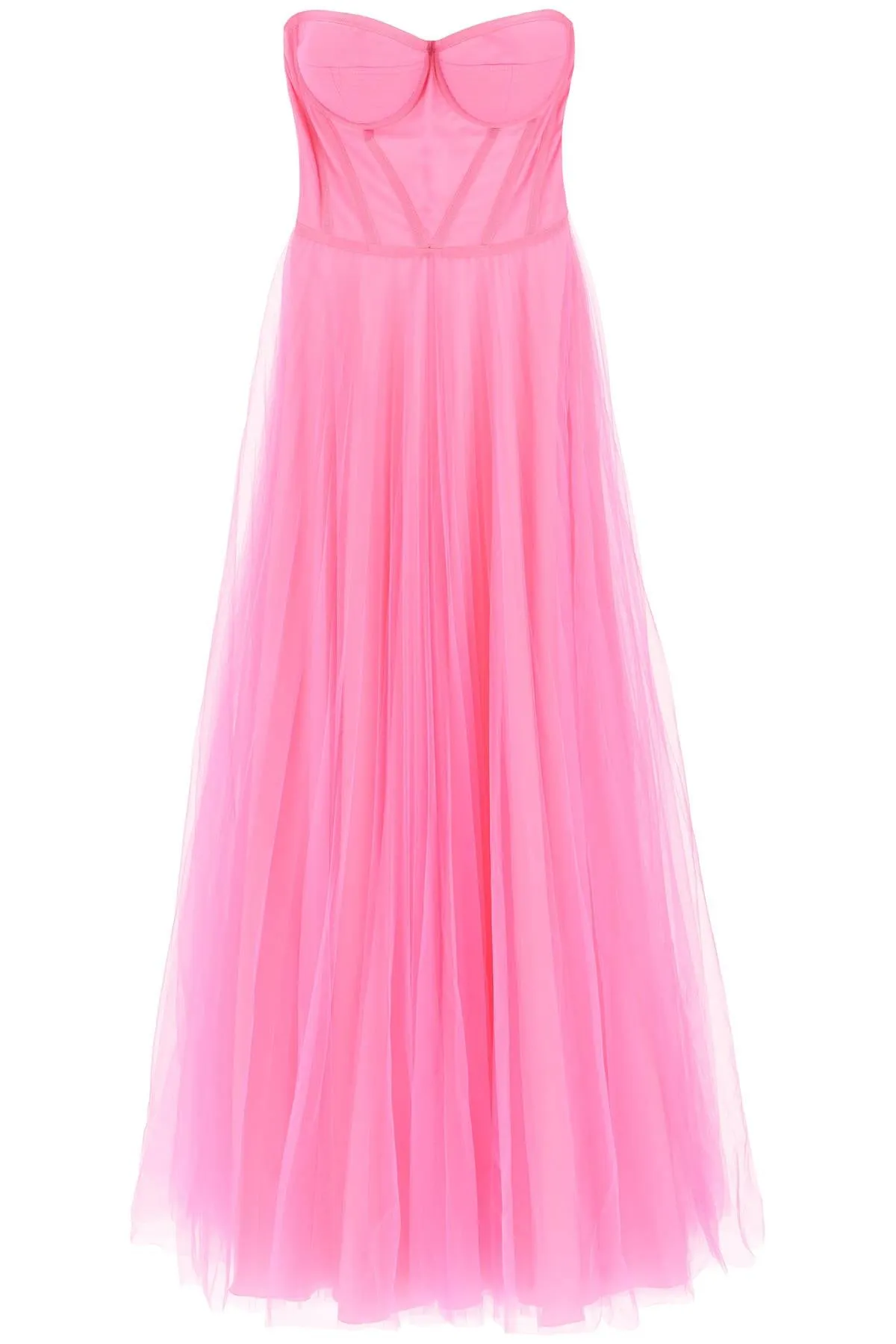 1913 dresscode long tulle bustier dress