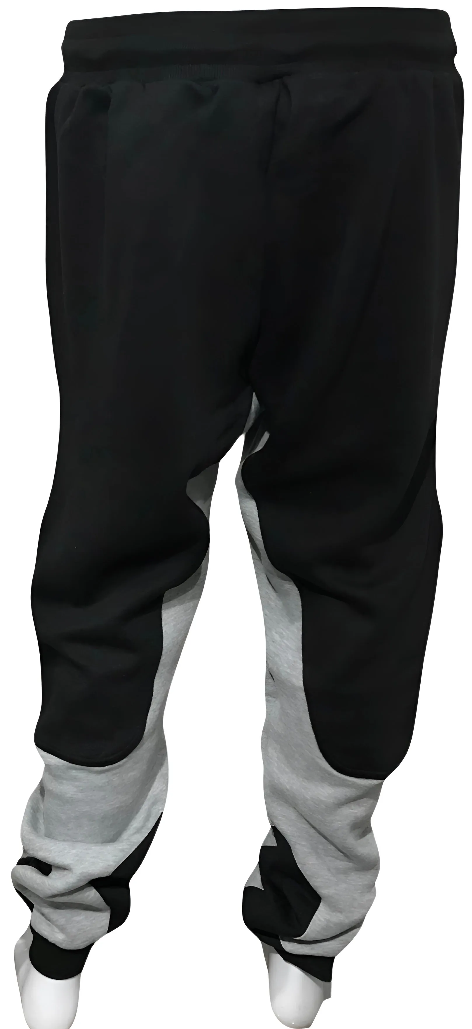 ^23^ (BLACK-LIGHT GREY) LUXURY JOGGER SWEATPANTS (CUT & SEW)