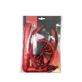 3pc Devil Horn Headband Dress Up set