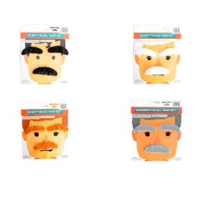 3pcs Grandpa Old Man Eyebrows and Moustache set