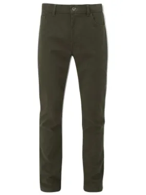 40% OFF ALAN PAINE Southoak Mens Moleskin Trousers - Olive