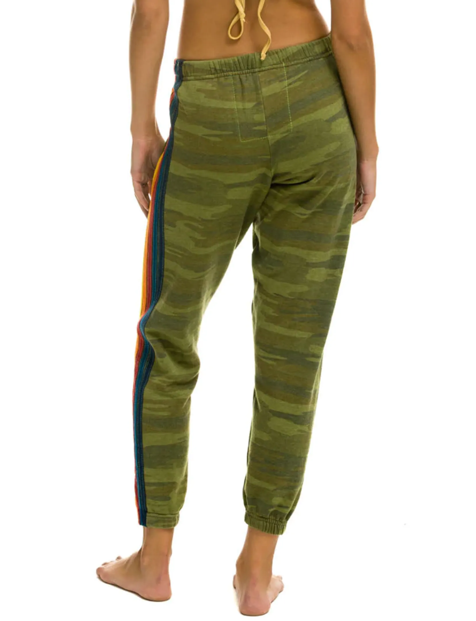 5 Stripe Womens Sweatpant, Camo