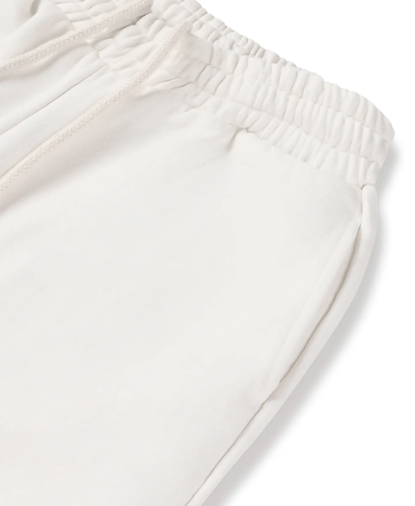 600 GSM 'Bone White' Straight-leg Pants