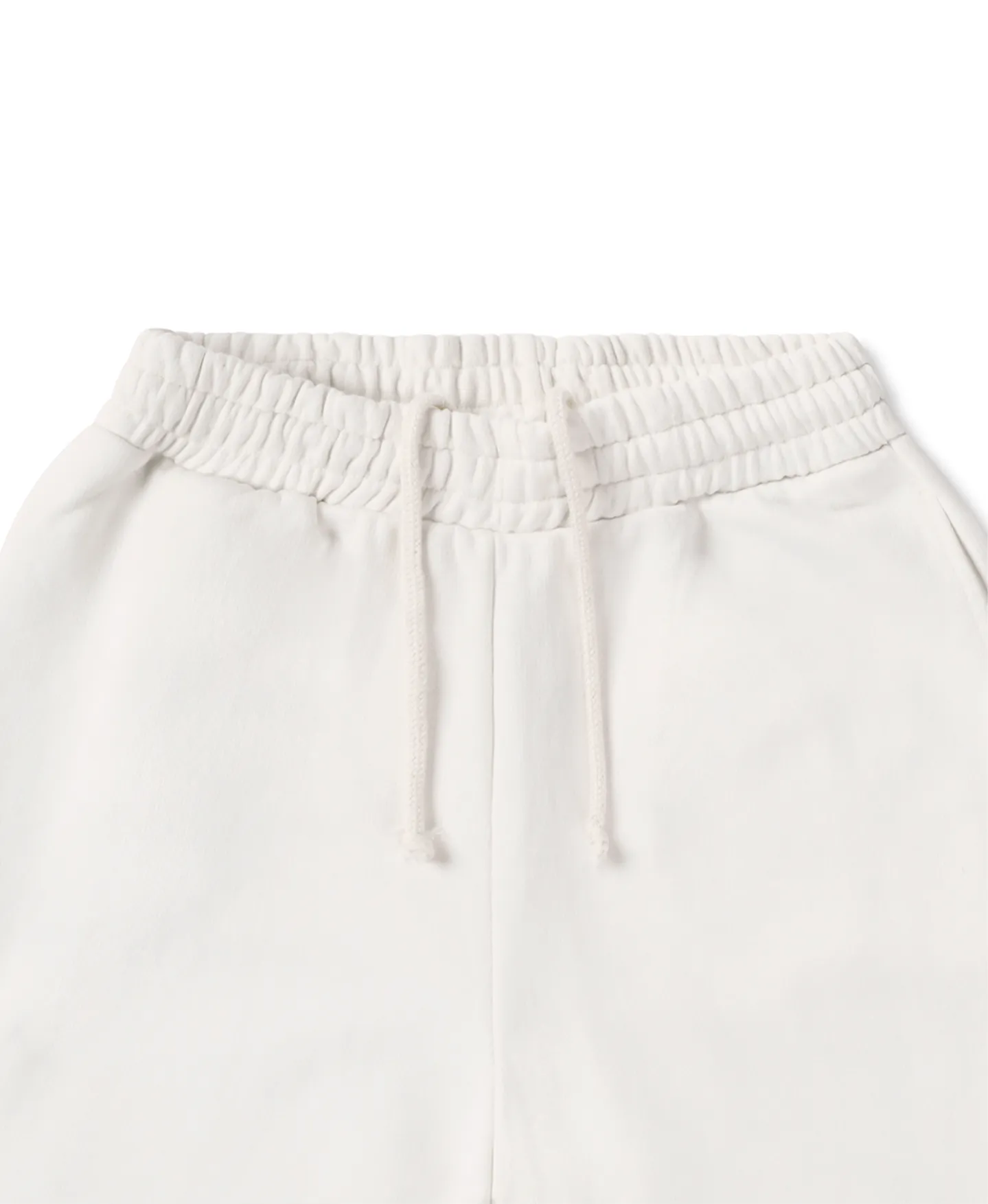 600 GSM 'Bone White' Straight-leg Pants