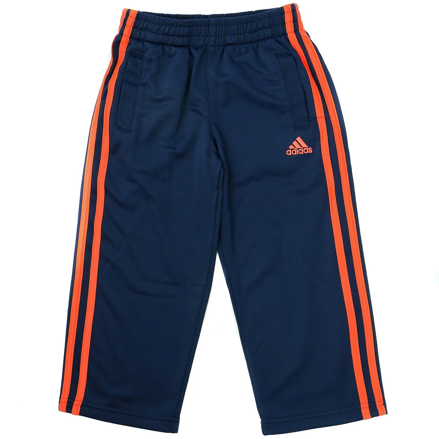 Adidas Impact Tricot Track Pants - Black/Blue - Boys