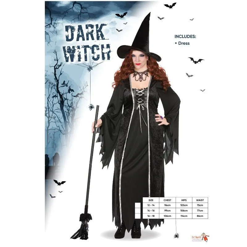 Adult Halloween Magic Dark Witch Costume