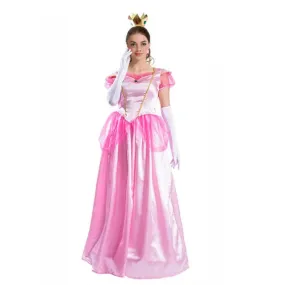 Adult Pink Princess Peach Costume