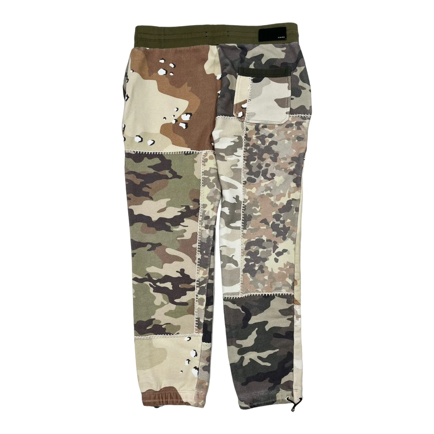 Amiri Patchwork Sweatpants Camo Pre-Owned