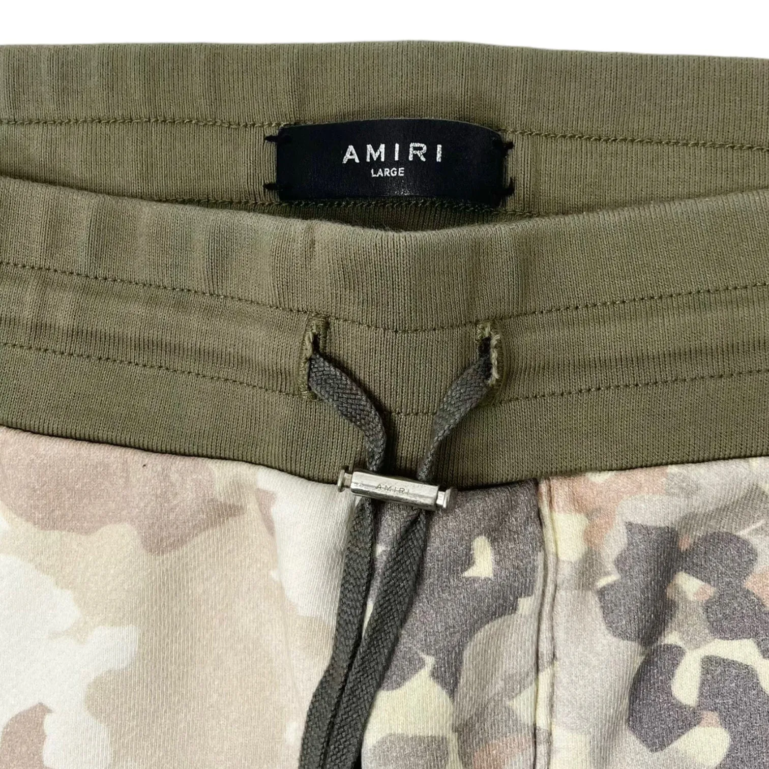 Amiri Patchwork Sweatpants Camo Pre-Owned