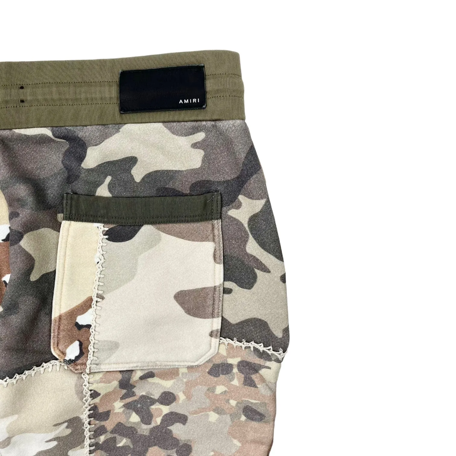 Amiri Patchwork Sweatpants Camo Pre-Owned