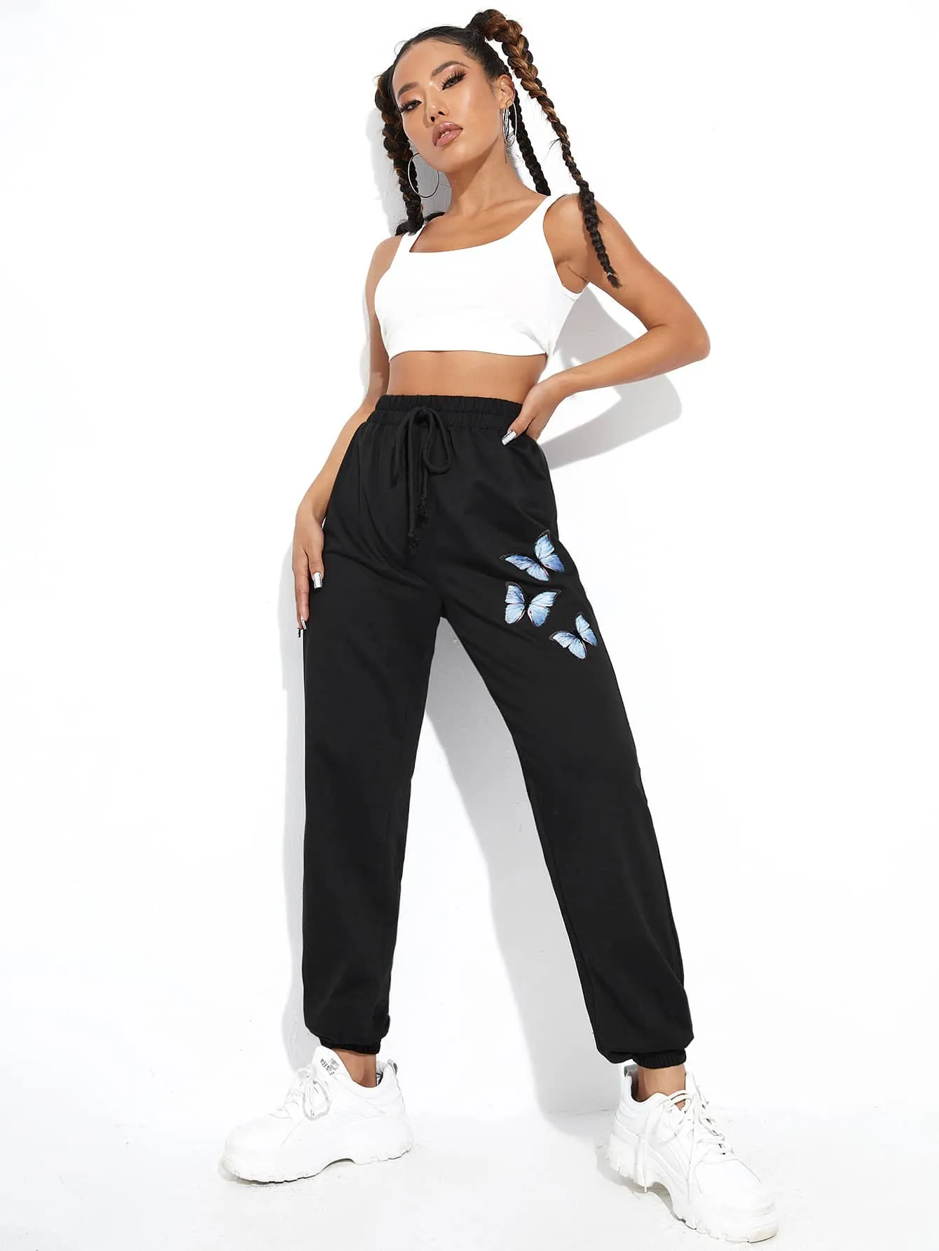 Animal Knot High Waist Long Women Sweatpants