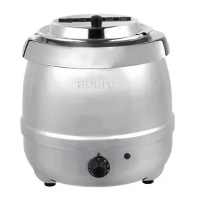 Apuro Stainless Steel Soup Kettle 10L