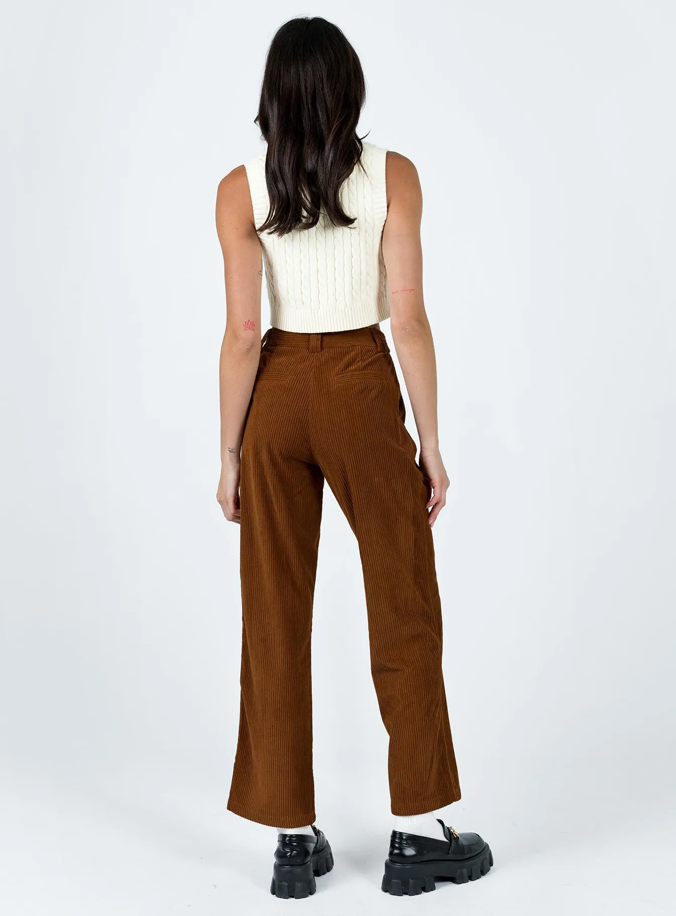 Arizona Cord Pants Brown