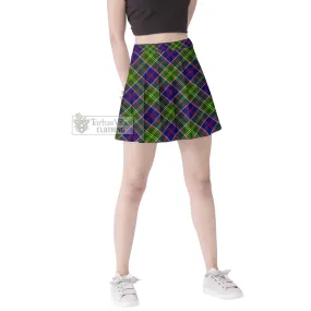 Arnott Tartan Women's Plated Mini Skirt