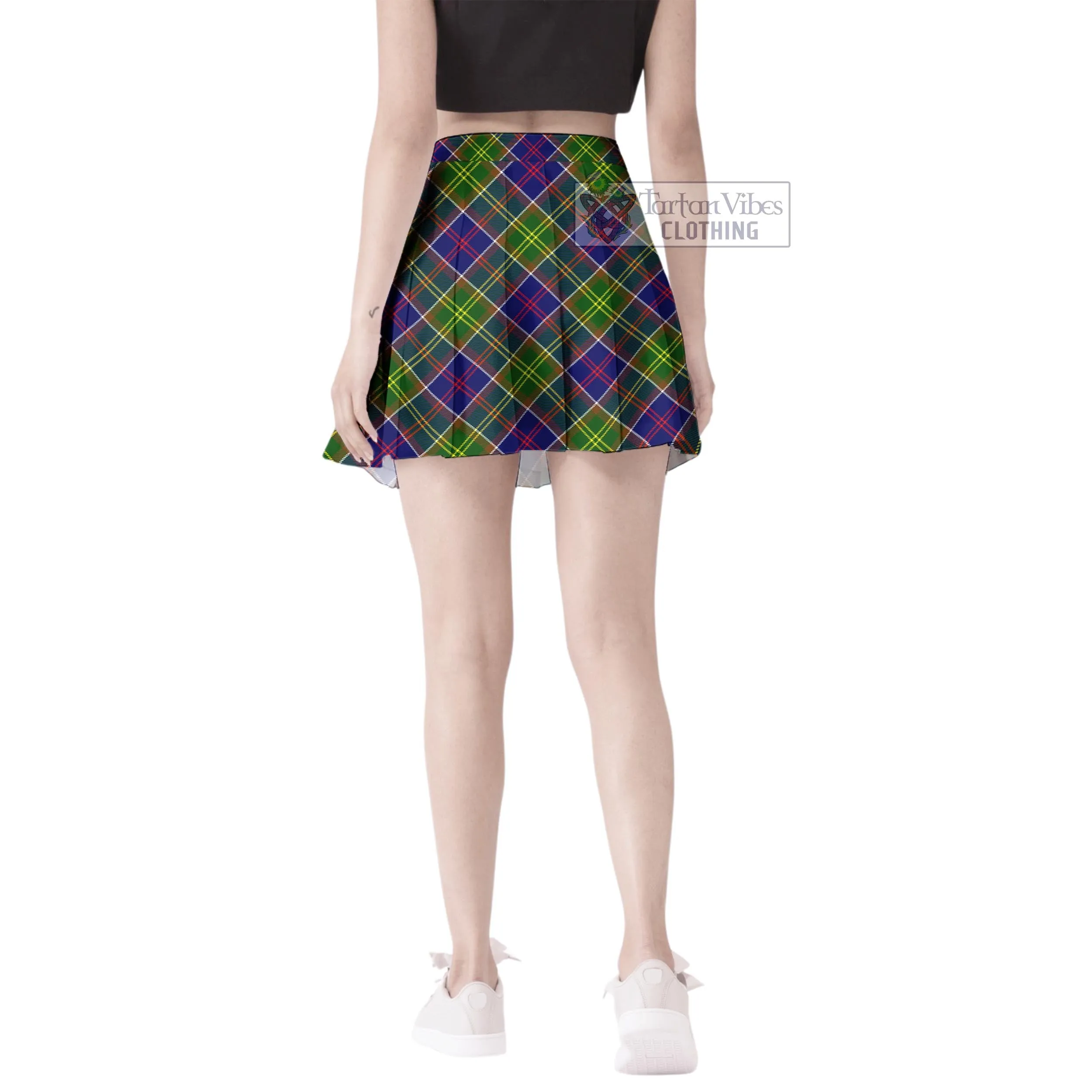 Arnott Tartan Women's Plated Mini Skirt