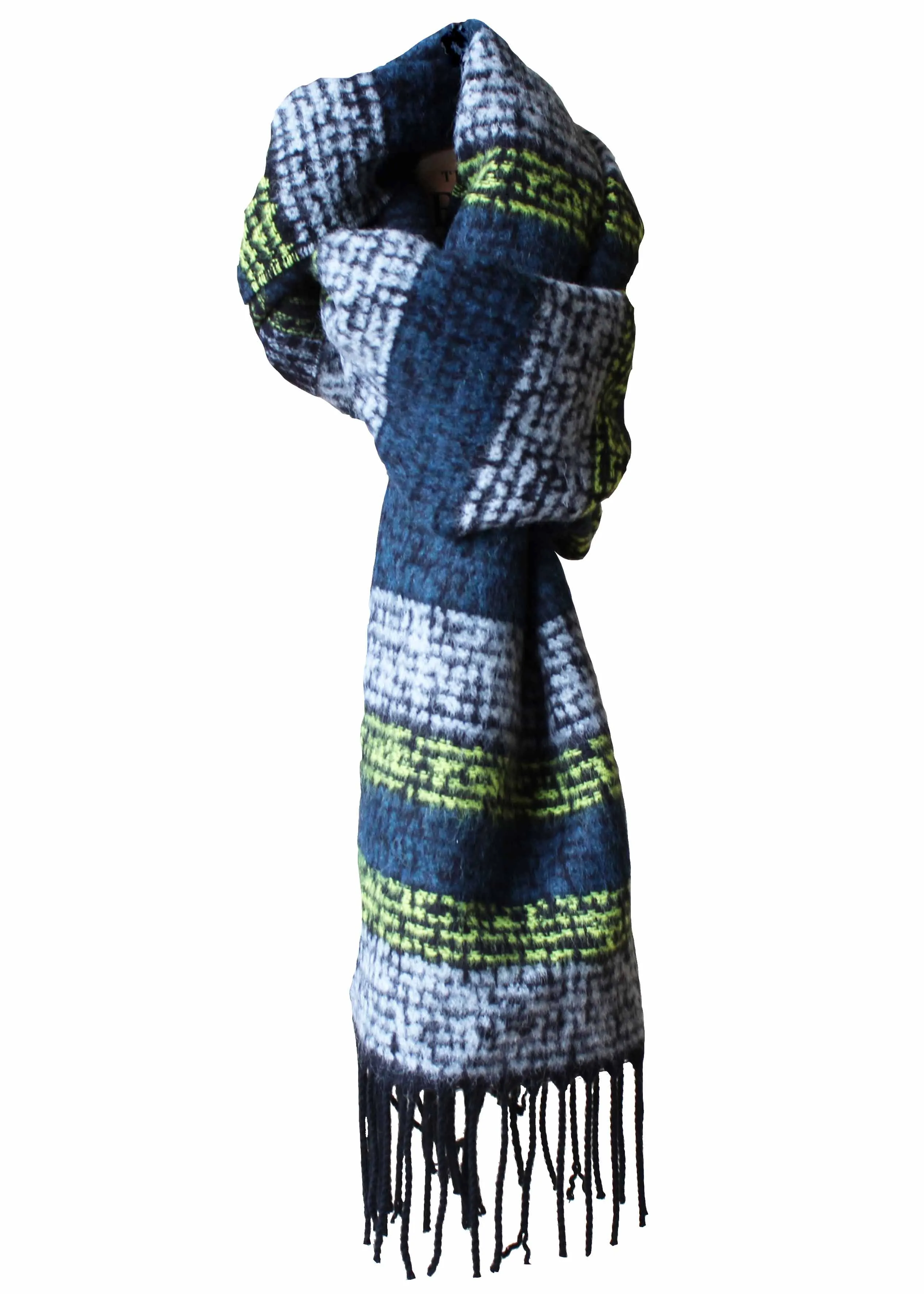 Aurora Knitted Stripe Scarf