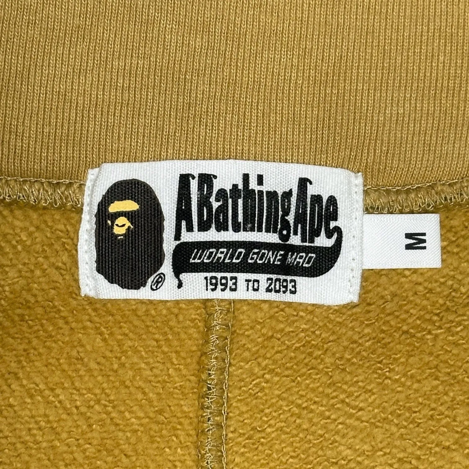 BAPE 1st Camo Slim Sweatpants Yellow Pre-Owned