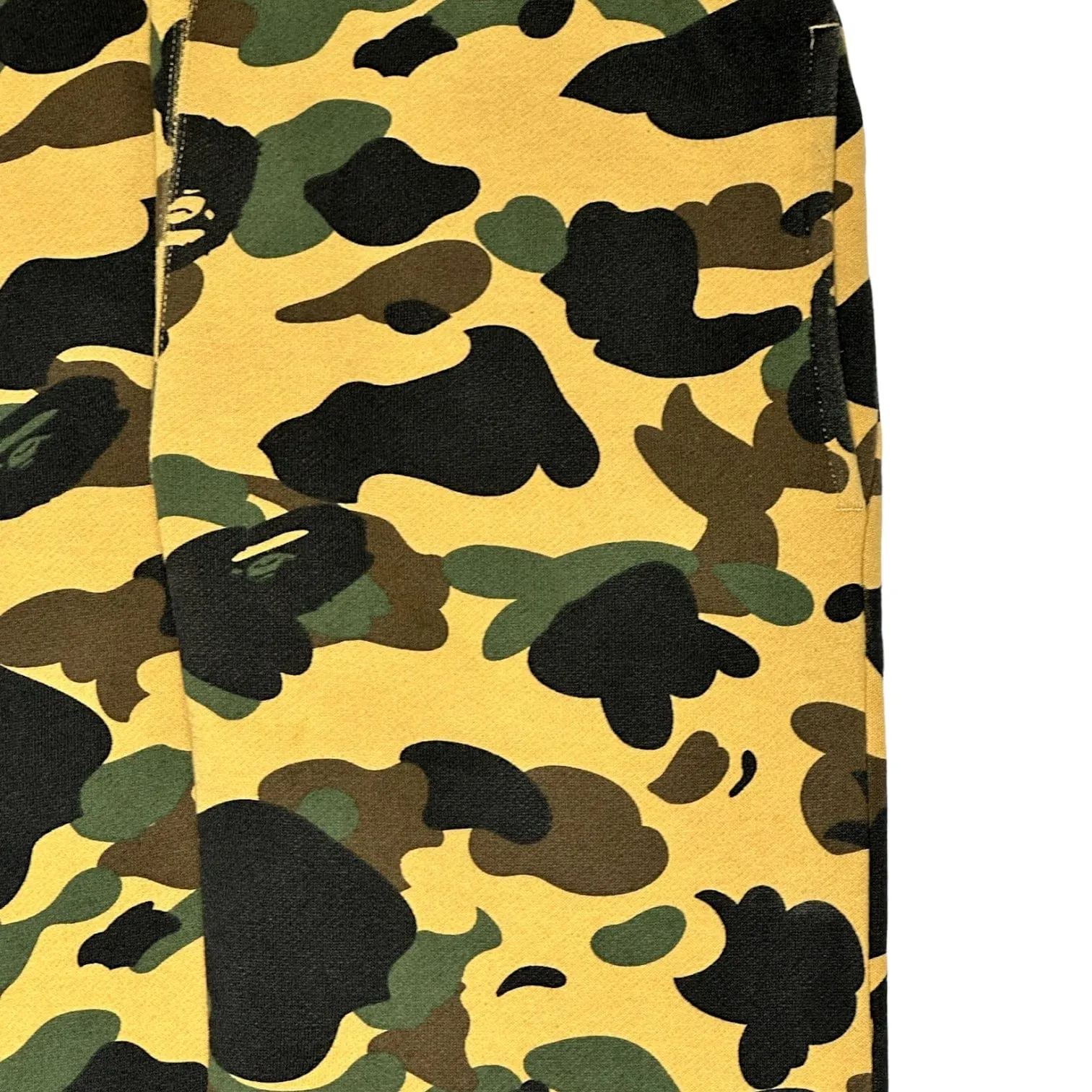 BAPE 1st Camo Slim Sweatpants Yellow Pre-Owned