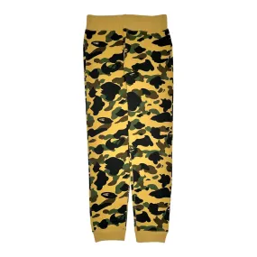 BAPE 1st Camo Slim Sweatpants Yellow Pre-Owned