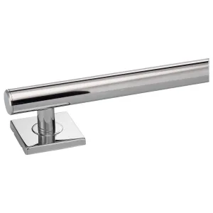 Bathroom Grab Bar, Contemporary, Square Escutcheon, 36 In. X 1 1/4 In.