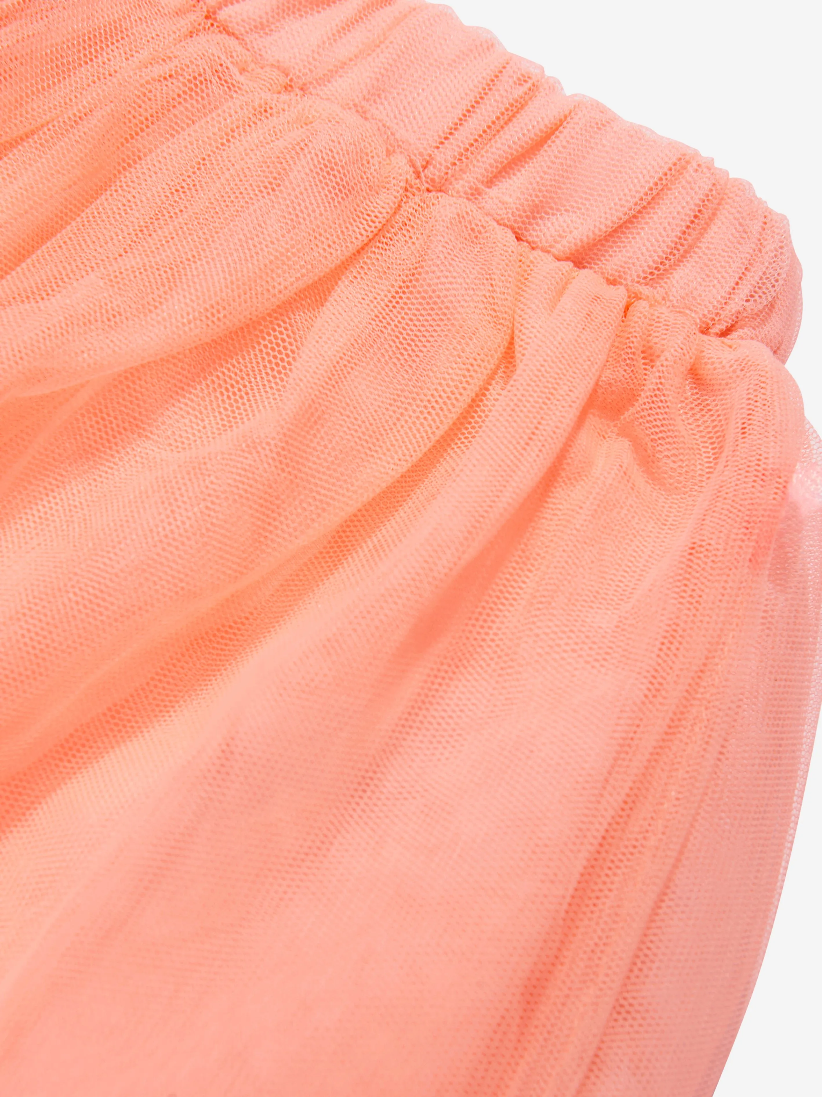 Billieblush Girls Mesh Butterfly Skirt in Apricot