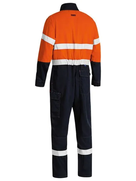 Bisley Tencate Tecasafe Plus Taped 2 Tone Hi Vis Fr Lightweight Engineered Coverall (BC8186T)