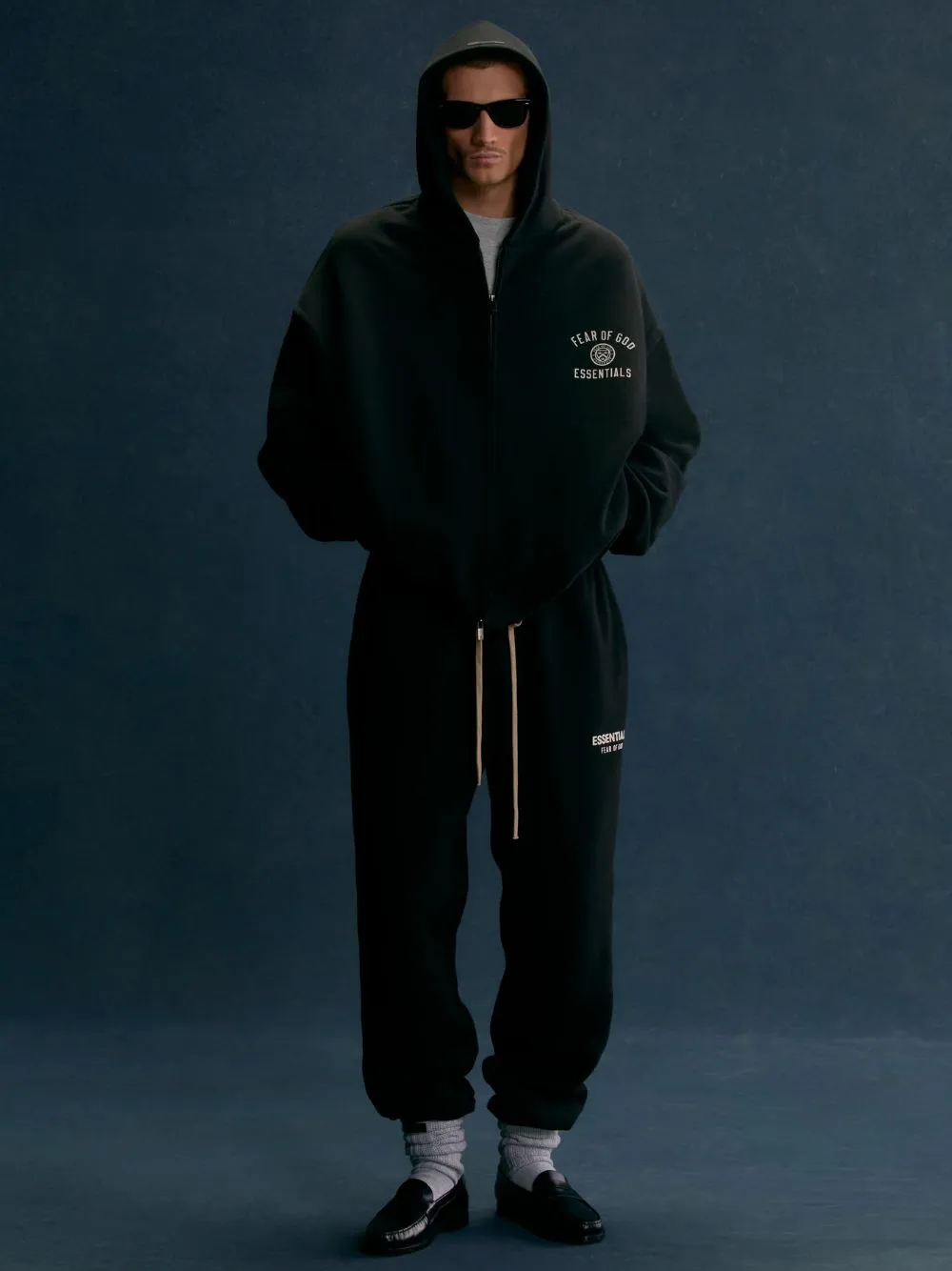 Black Essentials Fleece Sweatpants