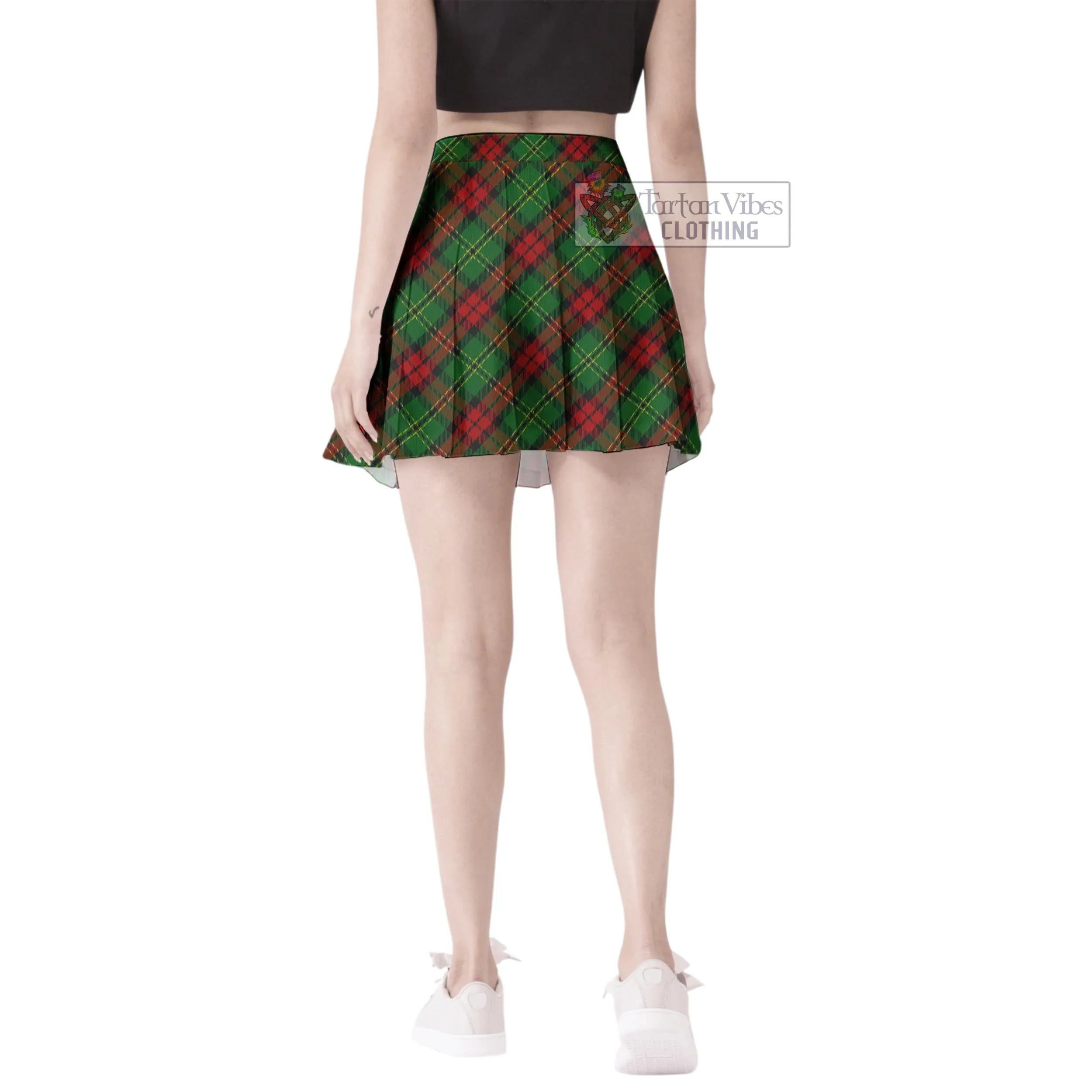 Blackstock Hunting Tartan Women's Plated Mini Skirt