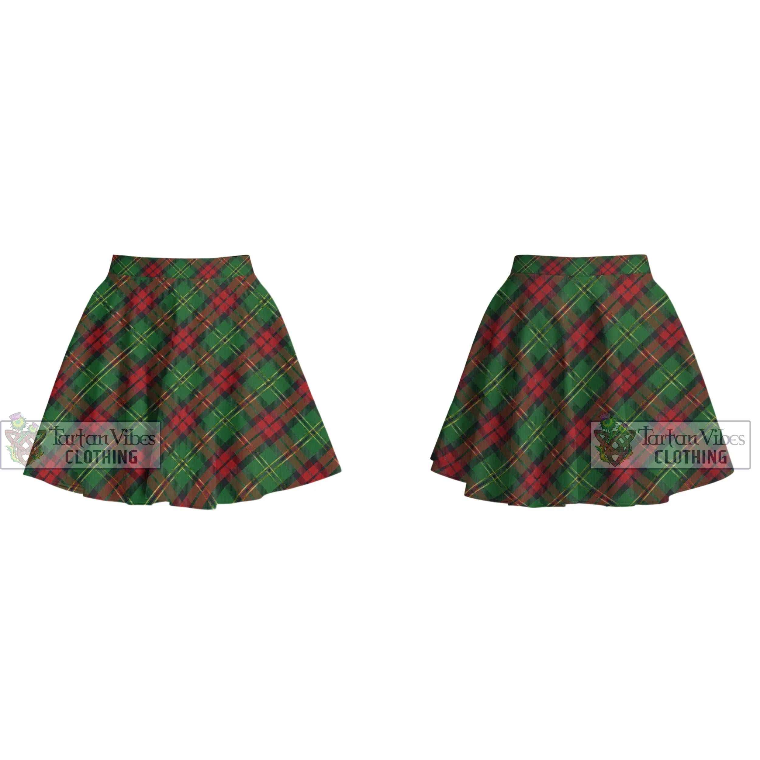 Blackstock Hunting Tartan Women's Plated Mini Skirt