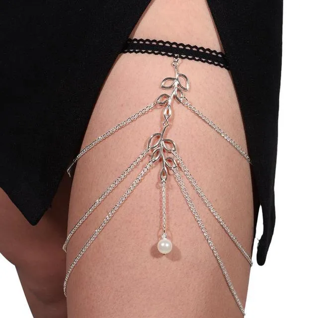 Bohemian Style Women Beach Body Leg Chain