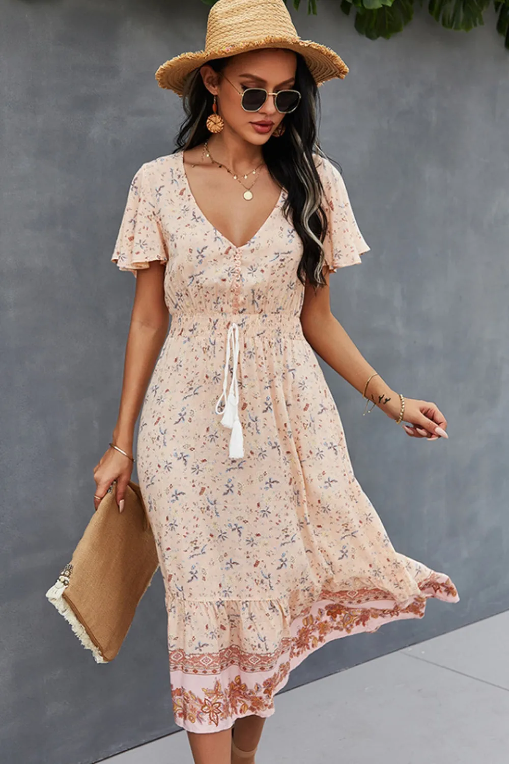 Bohemian Waist Line Dress