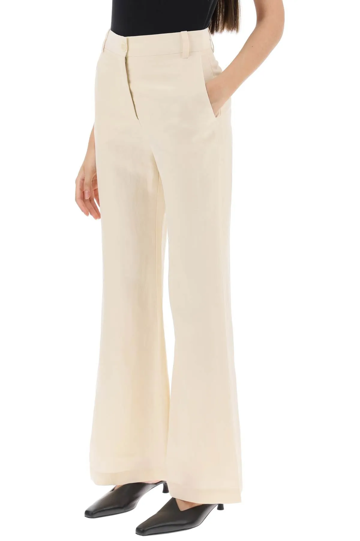 By malene birger carass linen blend pants