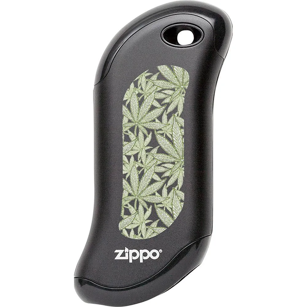 Cannabis Design: HeatBank<sup>®</sup> 9s Rechargeable Hand Warmer