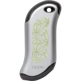 Cannabis Design: HeatBank<sup>®</sup> 9s Rechargeable Hand Warmer