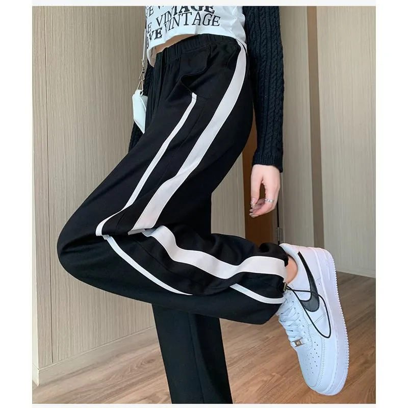 Casual Banana-Shaped Plus Sports Loose Fit Pants