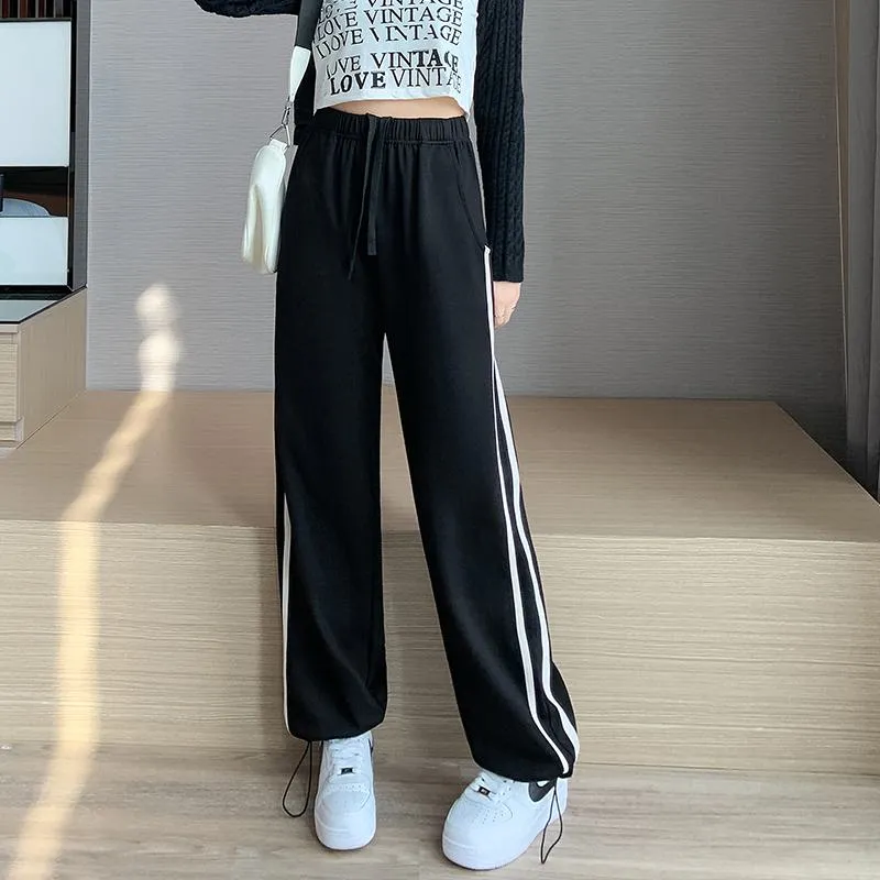 Casual Banana-Shaped Plus Sports Loose Fit Pants