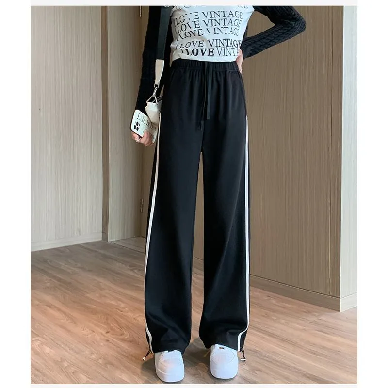 Casual Banana-Shaped Plus Sports Loose Fit Pants