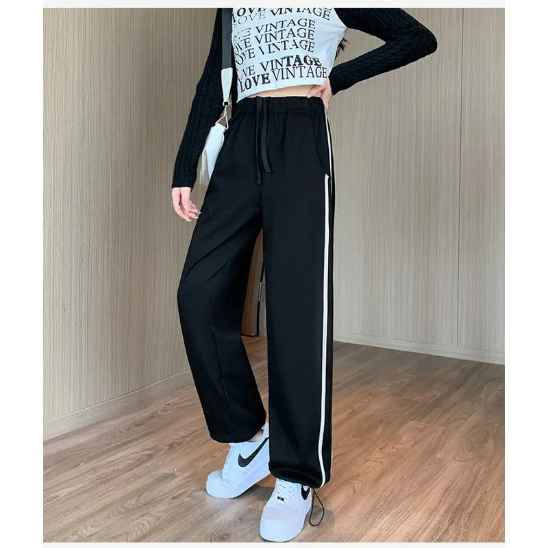 Casual Banana-Shaped Plus Sports Loose Fit Pants