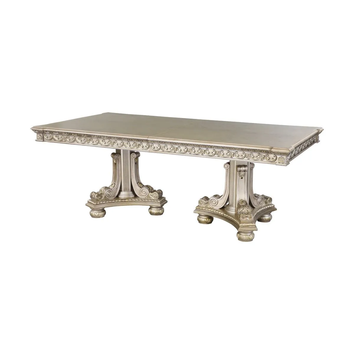 Catalonia Platinum Gold Dining Table