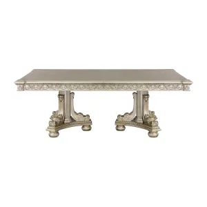 Catalonia Platinum Gold Dining Table