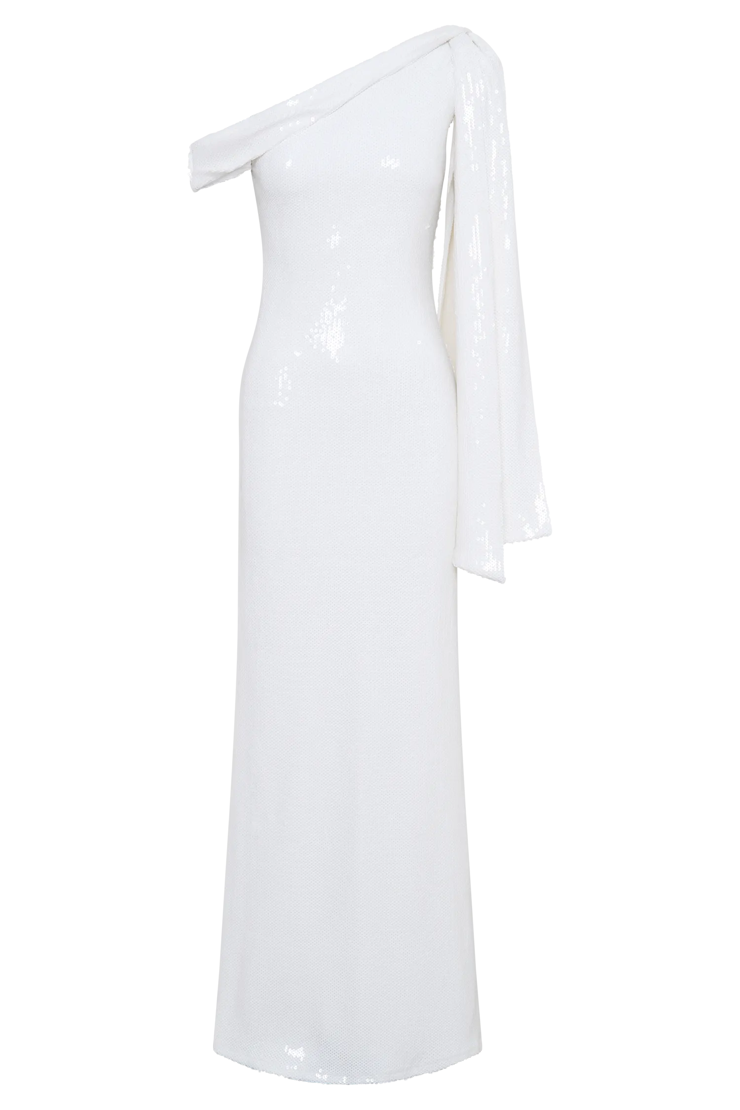 Catarina Sequin Maxi Dress - White