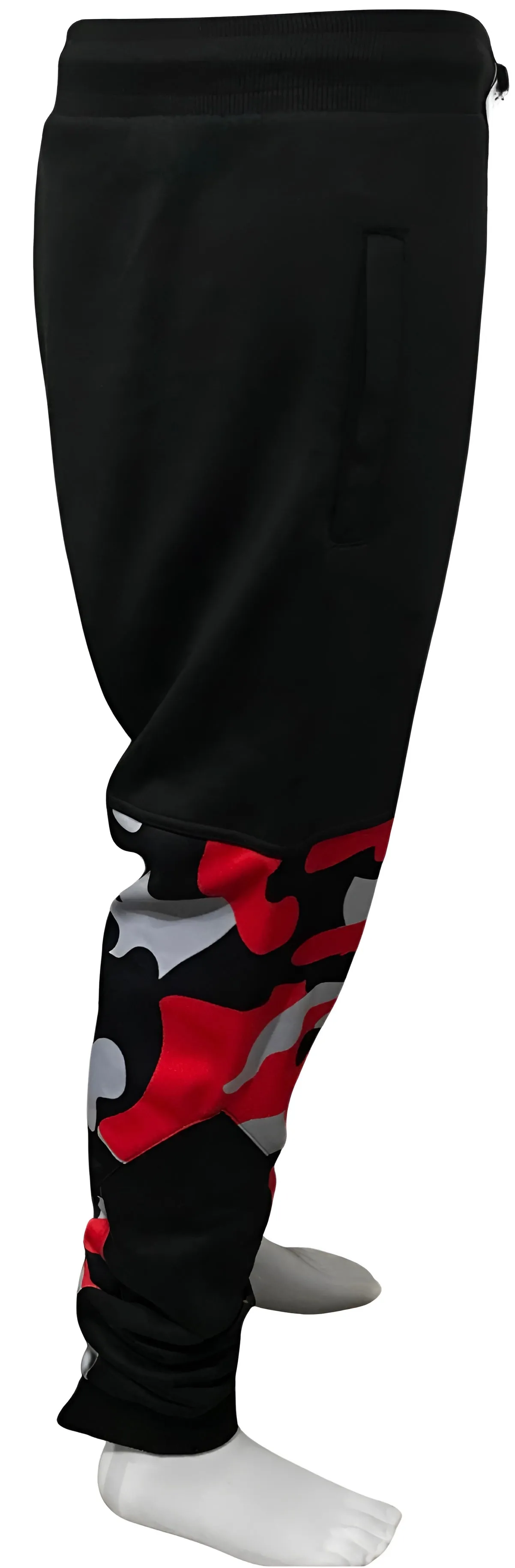 ^CHIEFIN’ ADI-FEATHER^ (RED CAMOUFLAGE) LUXURY JOGGER SWEATPANTS (CUT & SEW)