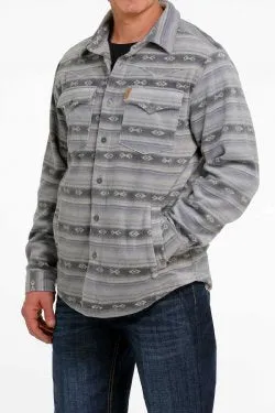 Cinch Men's Blue Aztec Shacket