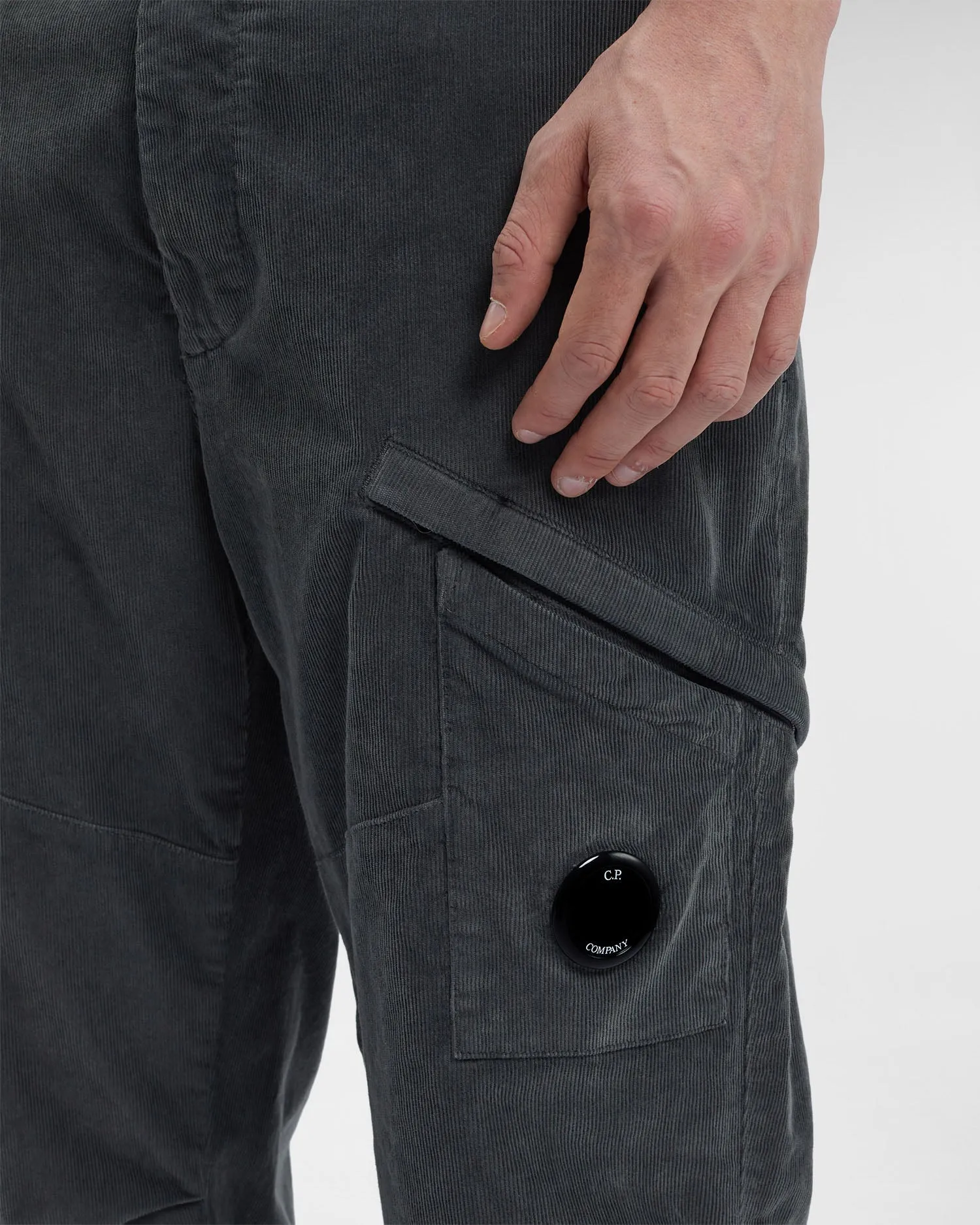 Corduroy Loose Utility Pants - FORGED IRON