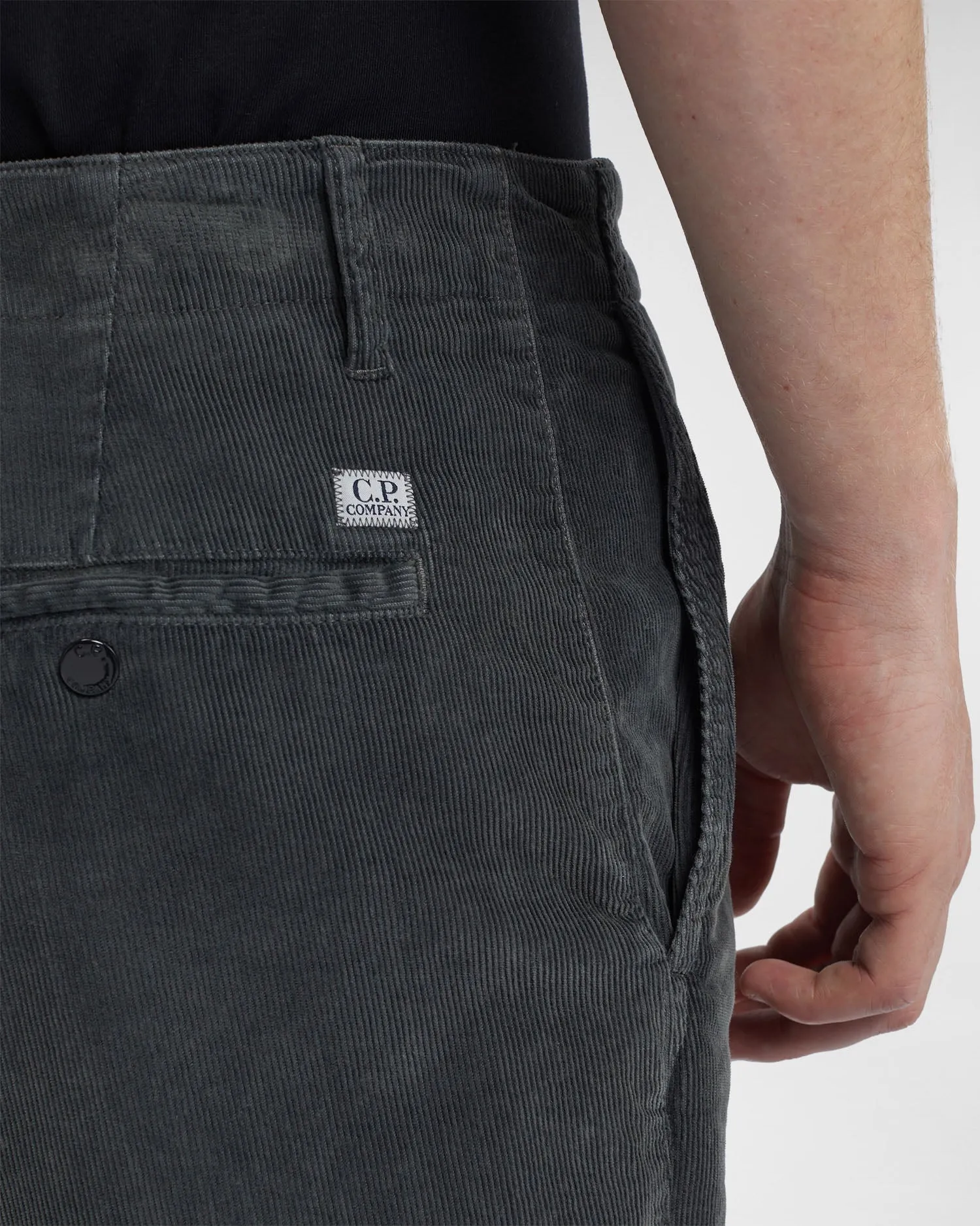 Corduroy Loose Utility Pants - FORGED IRON