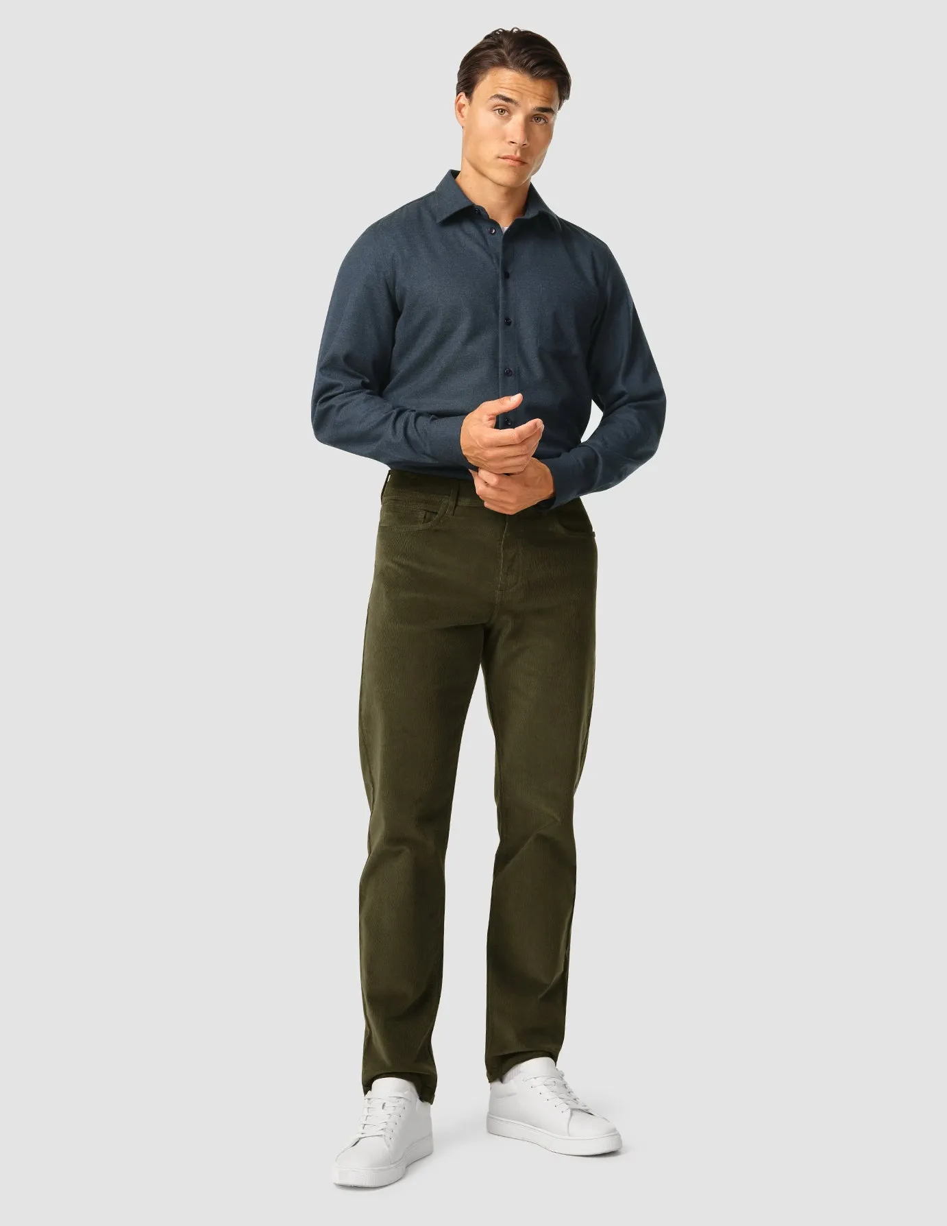 Corduroy Pants Nightfall Green